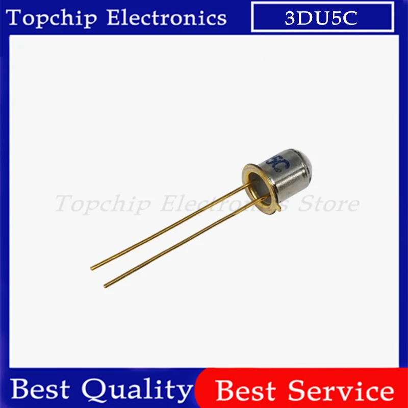10pcs 3DU5C Metal Encapsulated Silicon Phototransistor Transistor 3DU5C Silicon Phototransistor Transistor