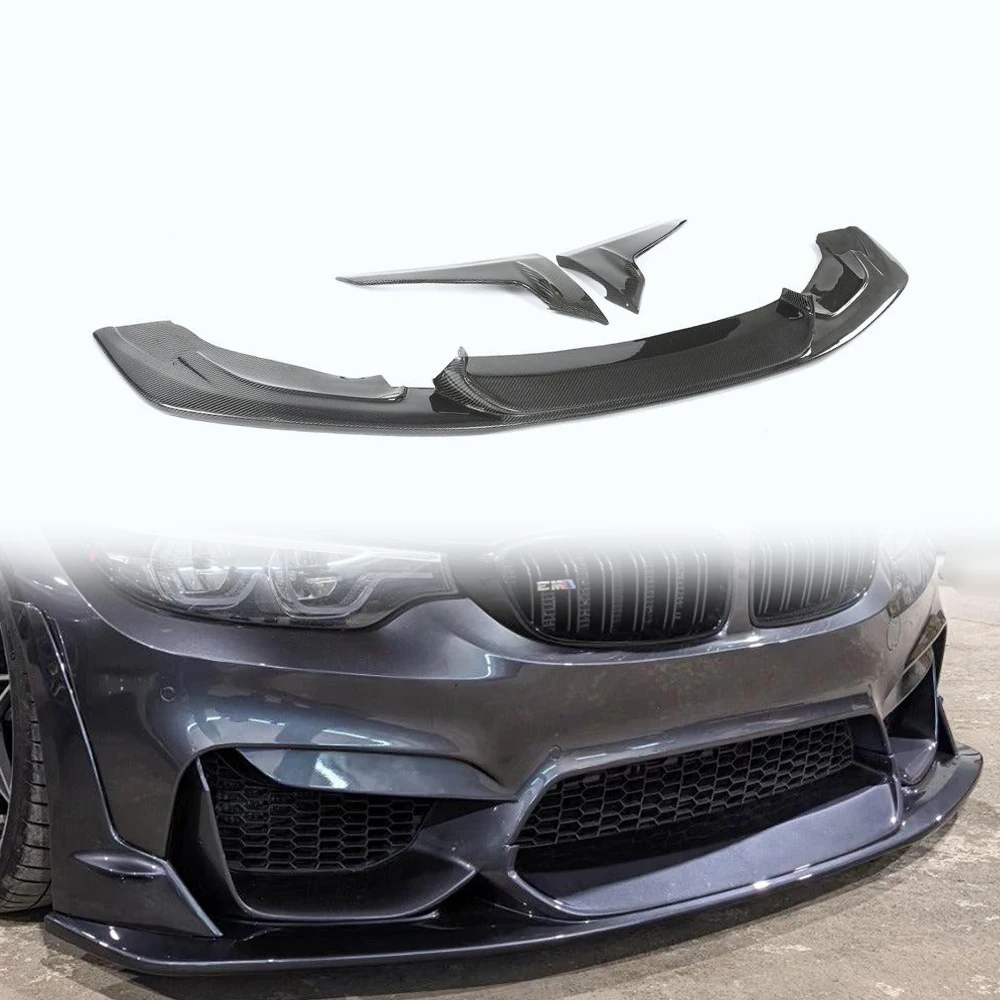 

Карбоновые сплиттеры переднего бампера на заказ для BMW F80 M3 F82 M4 2014-2020, напрямую от производителя