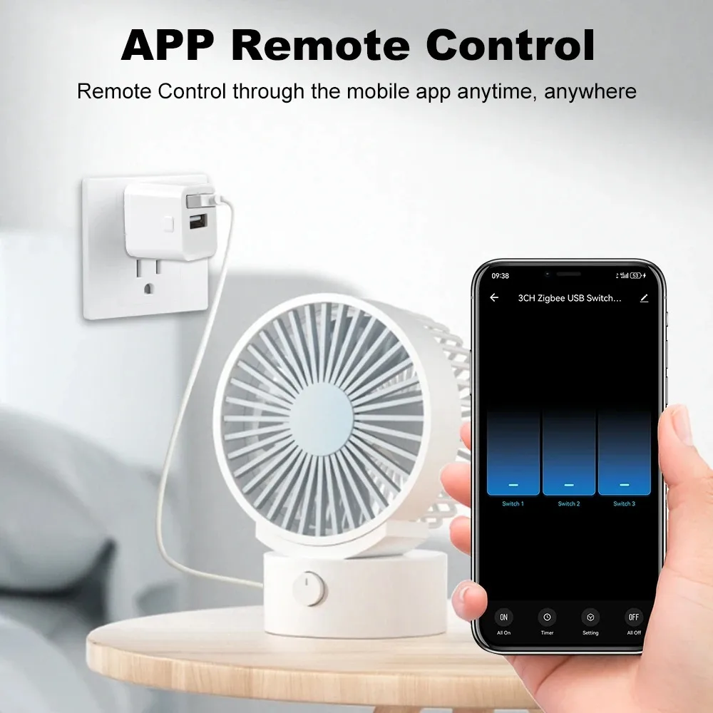 Tuya Smart WiFi/Zigbee Micro USB-адаптер-переключатель 5 В Mini 1 2 3 USB-адаптер питания Smart Life Control для Alex Google Smart Home