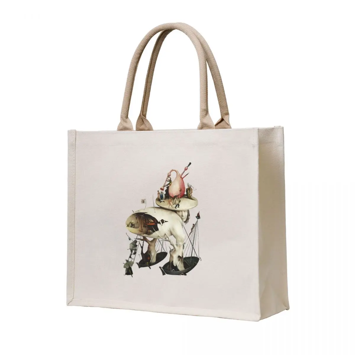 

Copy of Hieronymus Bosch - Garden of Earthly Delights Hell Creature Tote Bag Women's beach bags Canvas bag Women's tote bag