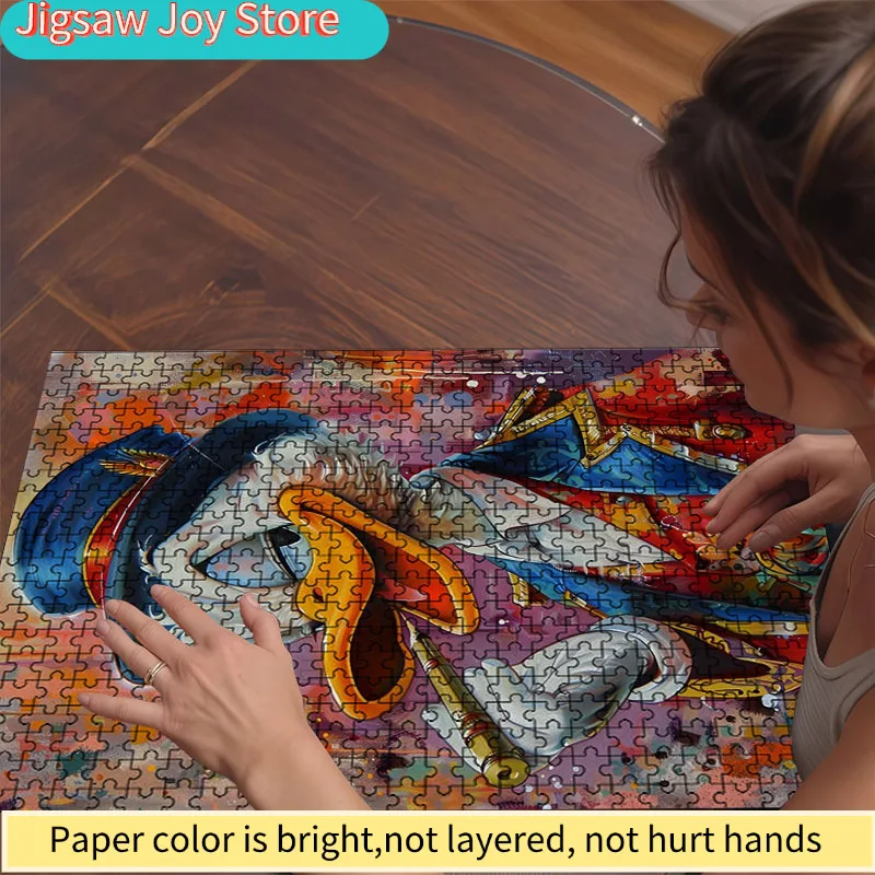 จิ๊กซอว์โดนัลด์ดั๊กขนาดใหญ่ 1,000 ชิ้น เหมาะสำหรับทุกเพศทุกวัย - ชิ้นส่วนที่แตกหักง่าย กิจกรรมครอบครัวที่ท้าทายและสนุกสนาน โดนัลด์ดั๊กที่เป็นที่รู้จัก