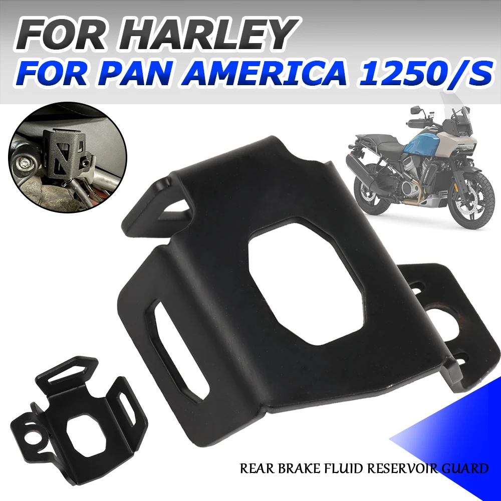 

FOR HARLEY PAN AMERICA 1250 S 1250S PA1250 PA1250S 2022 Motorcycle Accessories Rear Brake Fluid Reservoir Guard Cover Protector