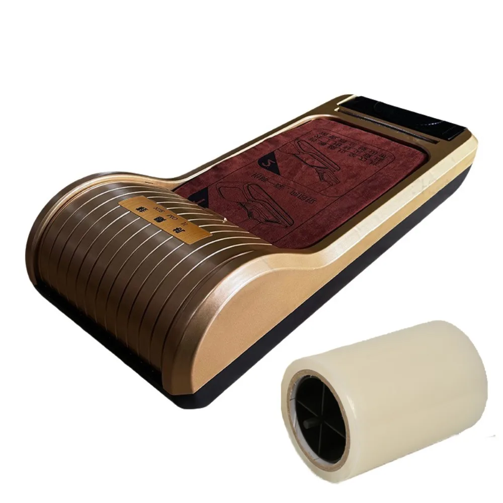 

Автоматический диспенсер для бахил: беспыльный, гигиеничный, одноразовый, быстрое выдача бахил