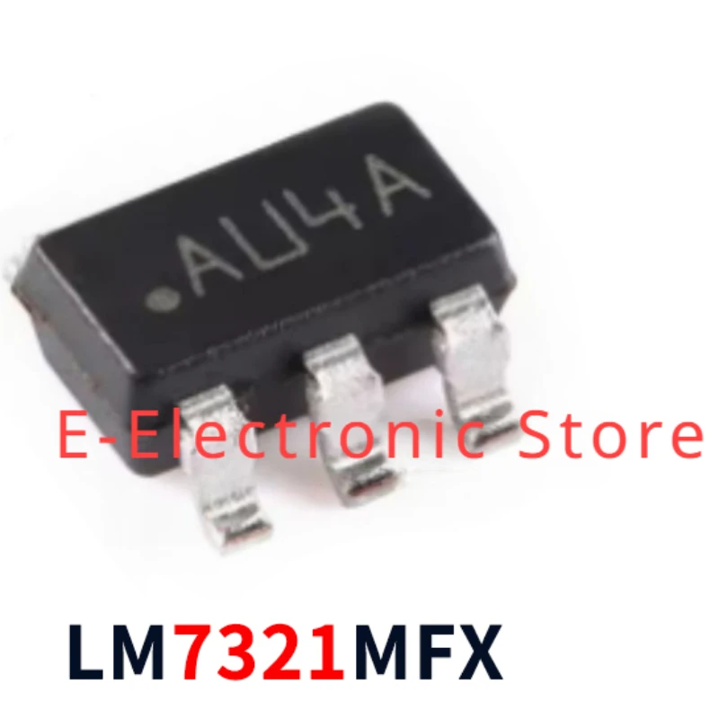 Amplificador de corriente de alto rendimiento y carga capacitiva ilimitada, LM7321MFX, LM7321MF, AU4A, 10 unidades por lote