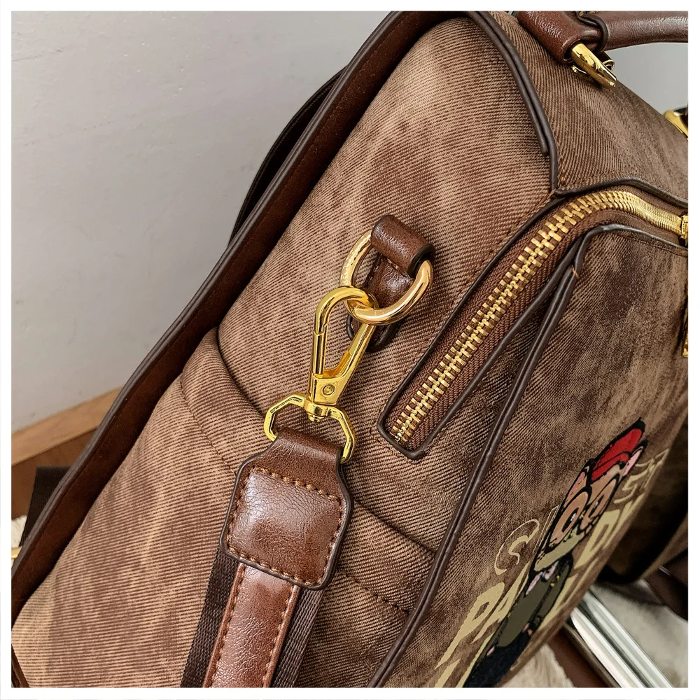 【Gran oferta】Mochila moderna, bolso de hombro para mujer, mochila de gran capacidad con cierre y bolso de mano informal con doble correa para los hombros.