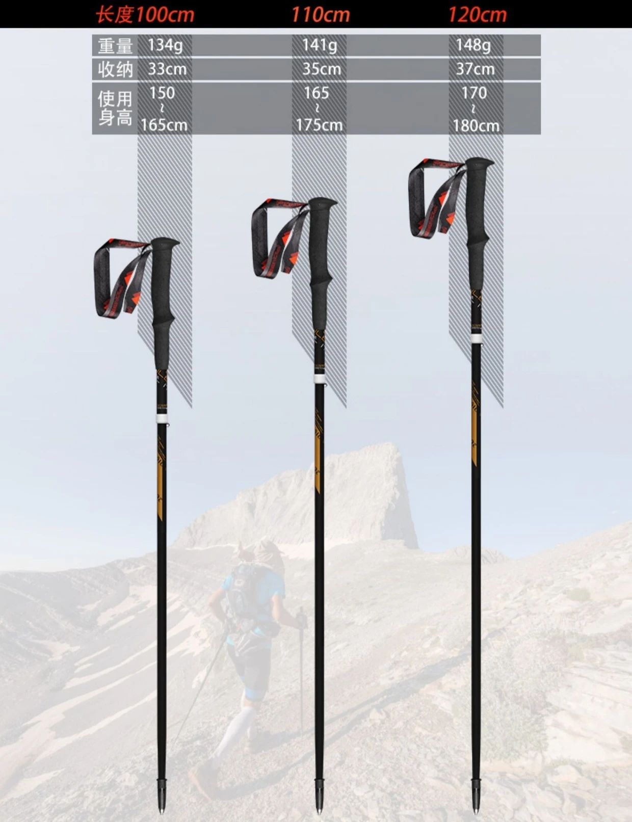 99% Carbon Fiber Folding Walking Stick Ultralight Lightweight Trekking Poles Hiking Climbing Ski Nordic Walking Stick 1PCS Cane