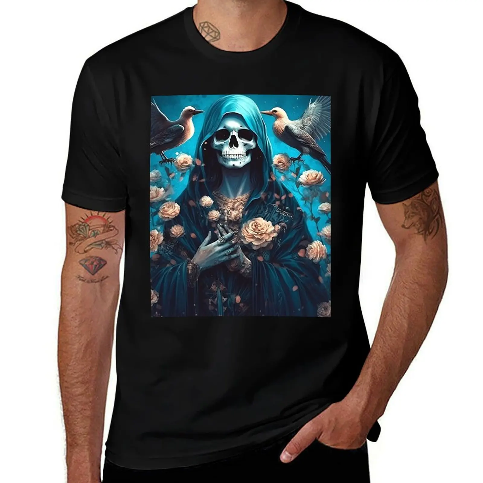 

t with of T-Shirt de man Mother la Nuestra Muerte prints pack shirts Death t Santa shirts T-Shirt for white Seora