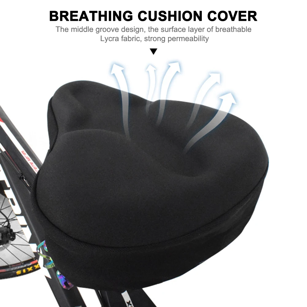 

Electric Bicycle Saddle Seat Soft Thickened Electric Bike Gel Pad Cushion Cover Shockproof Bicycle Saddle Cycling Spare Parts