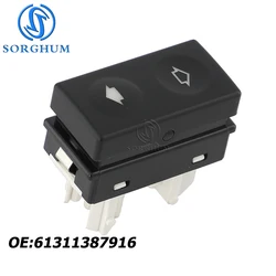 SORGHUM Energia Elétrica Interruptor de Controle de Janela Levantador Único Botão 61311387916 Para BMW E36 318I 325I 318ti 325is para 92-98 318i