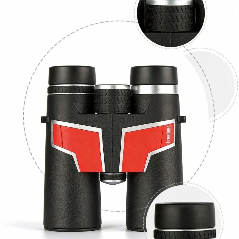 

Freedeer Professional 8x32/10x32 Binoculars BAK4 Prism FMC Lens Waterproof HD Telescope for Outdoor Camping Bird Watching