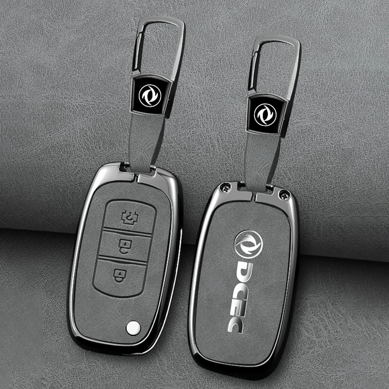 Alloy Car Key Cover Remote Fob Case Protector Keychain Holder Auto Accessories For DFSK Dongfeng Fengguang 580 DFM Glory 560 500