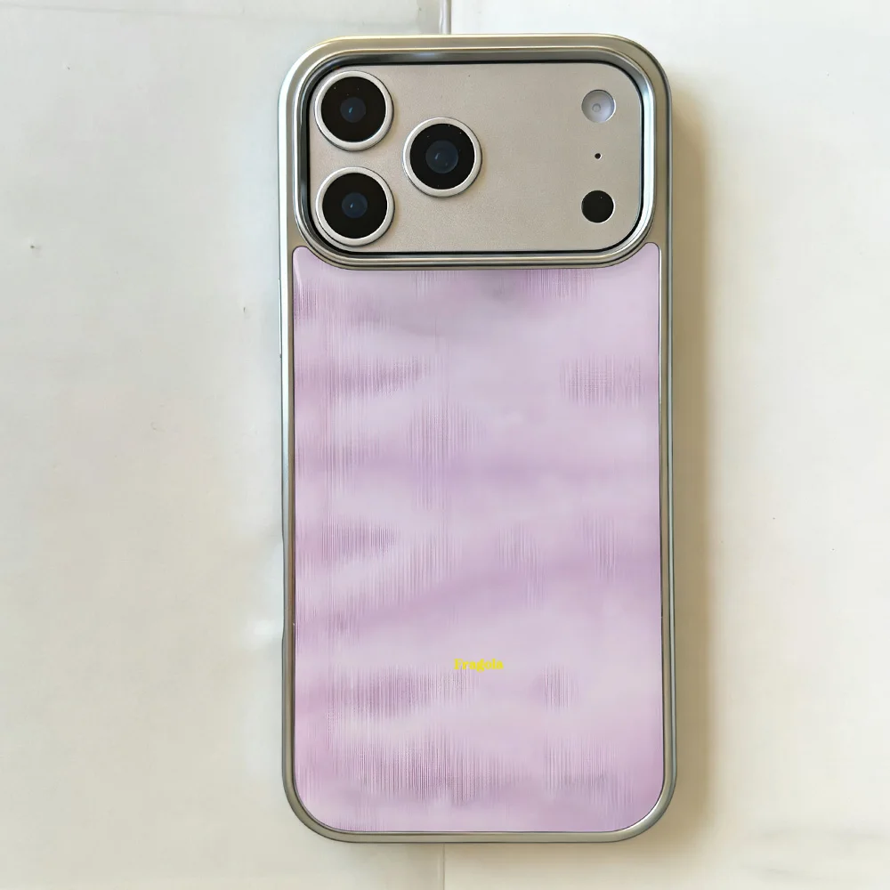 

Korean Lavender Blur Phone Case for iPhone 17 17e 16e 16 15 14 13 12 11 Air Pro Max X XR XSMAX 8 7 Plus Luxury Clear Back Cover