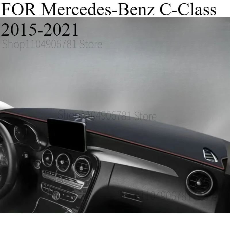 

ДЛЯ Mercedes-Benz C-Class ‌ 2015-2021 автомобильный коврик для приборной панели, коврик для приборной панели, солнцезащитный козырек, чехол для приборной панели, аксессуары для ковров
