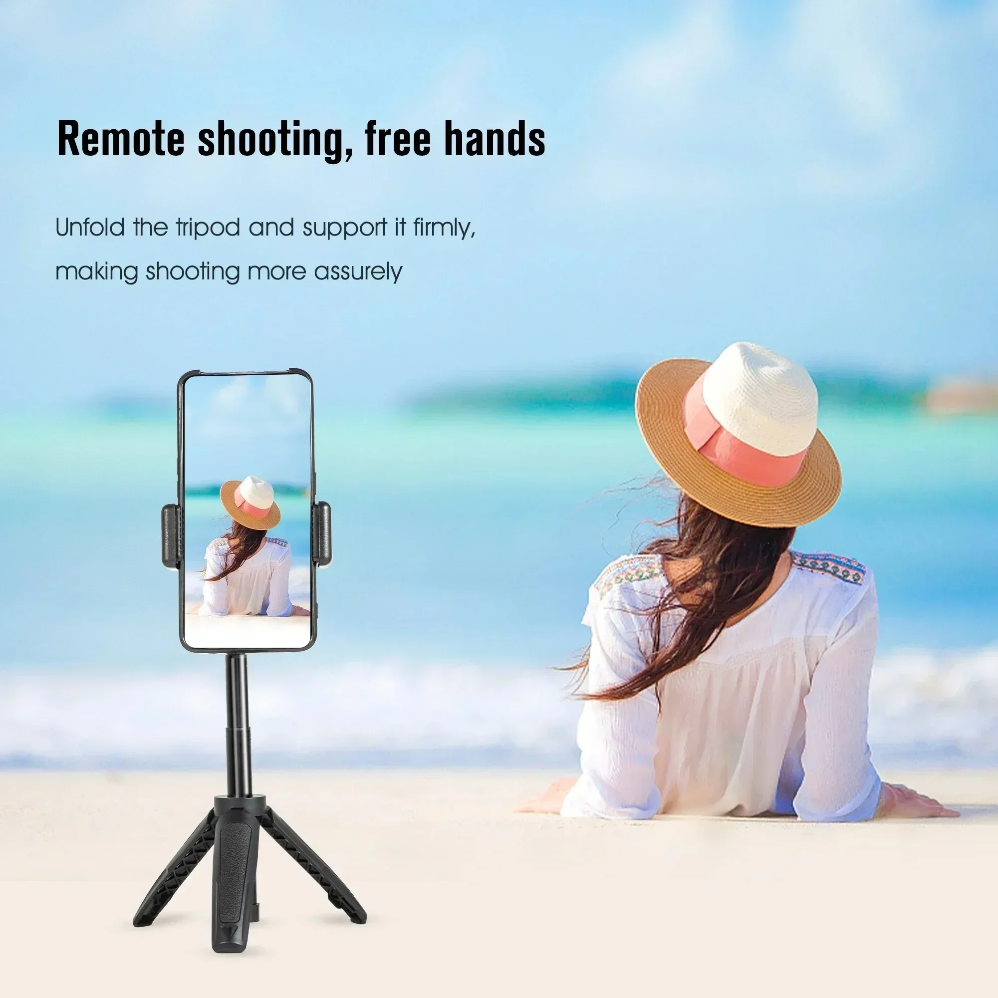 STARTRC PHOTO Handheld Tripod Mini Selfie Stick for DJI Osmo Action 4 3/Insta360 X3 X2/Gopro Action Camera Holder Accessories