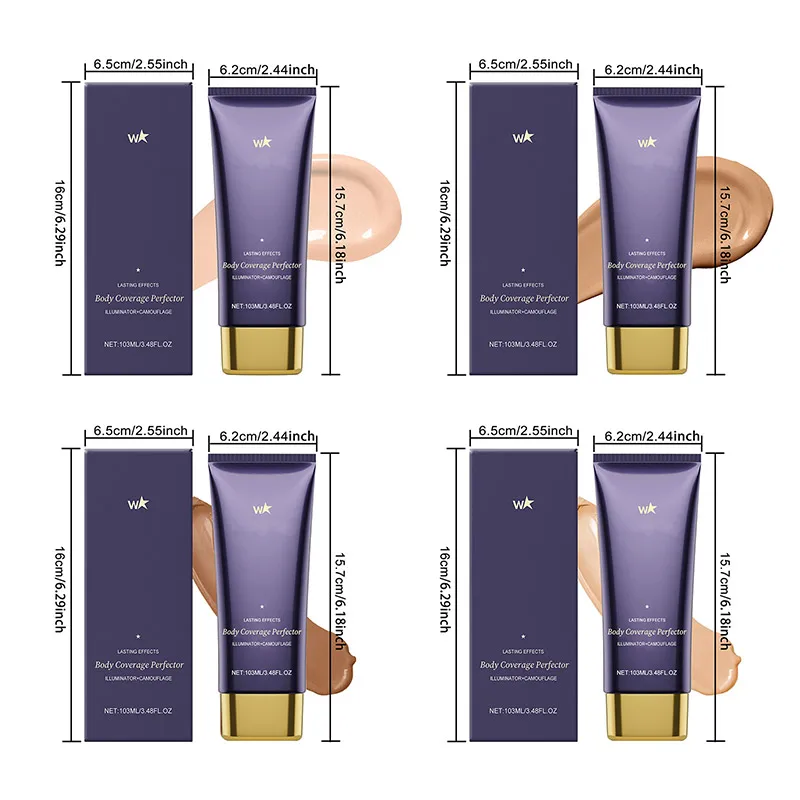 フェイスとボディコンシーラーケアクリームシリーズ 103 ミリリットルナチュラルヌード韓国女性メイク透明、軽くてカバー欠陥ケア