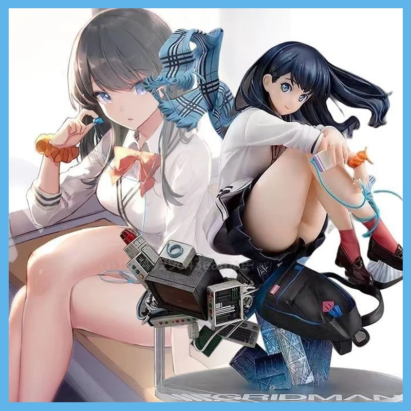

Hot 18cm Ssss Gridman Anime Figure Takarada Rikka Statue Pvc Gk Statue Figurine Model Doll Collection Room Decora Desk Gift Toys