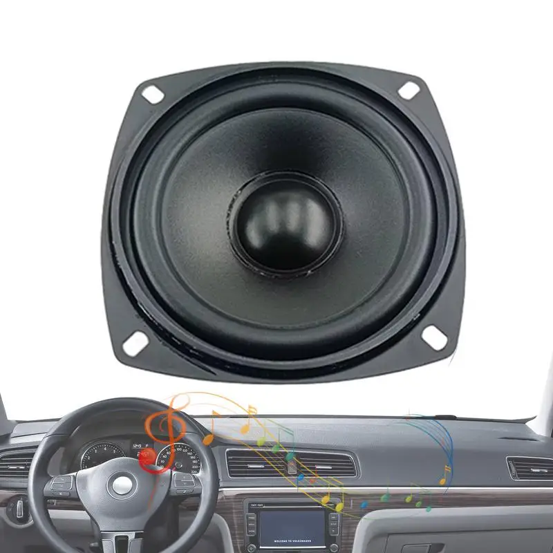 Car Speakers 4 Inches Auto Speakers Powerful Bass and Clear Vocals Universal Automotive Audio HiFi Music Full Range Frequency