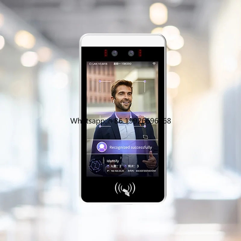 

8 Inch Customizable Biometric NFC IC/ID Card Attendance System Android Facial Recognition OEM ODM Supported Access Control Reset