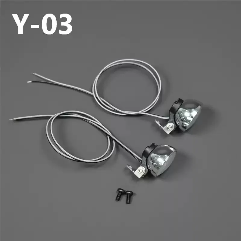 

2pcs LED Searchlight Light Spotlight Lamp For 1/14 Crawler Car Tamiya RC Truck Tipper SCANIA 770S 56368 VOLVO ACTROS BENZ MAN
