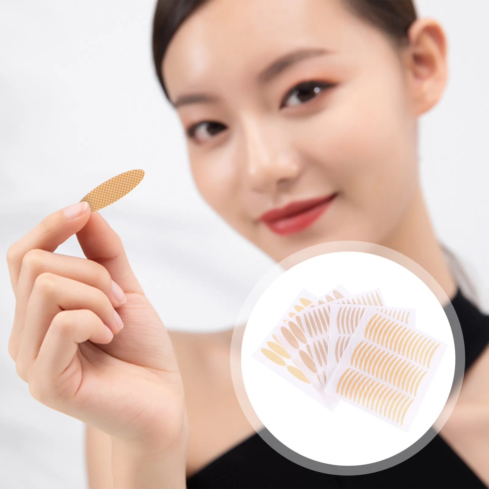 Double Eyelid Tape 50 Sheets Invisible Breathable Comfortable Natural Look Eye Makeup Stickers for Women