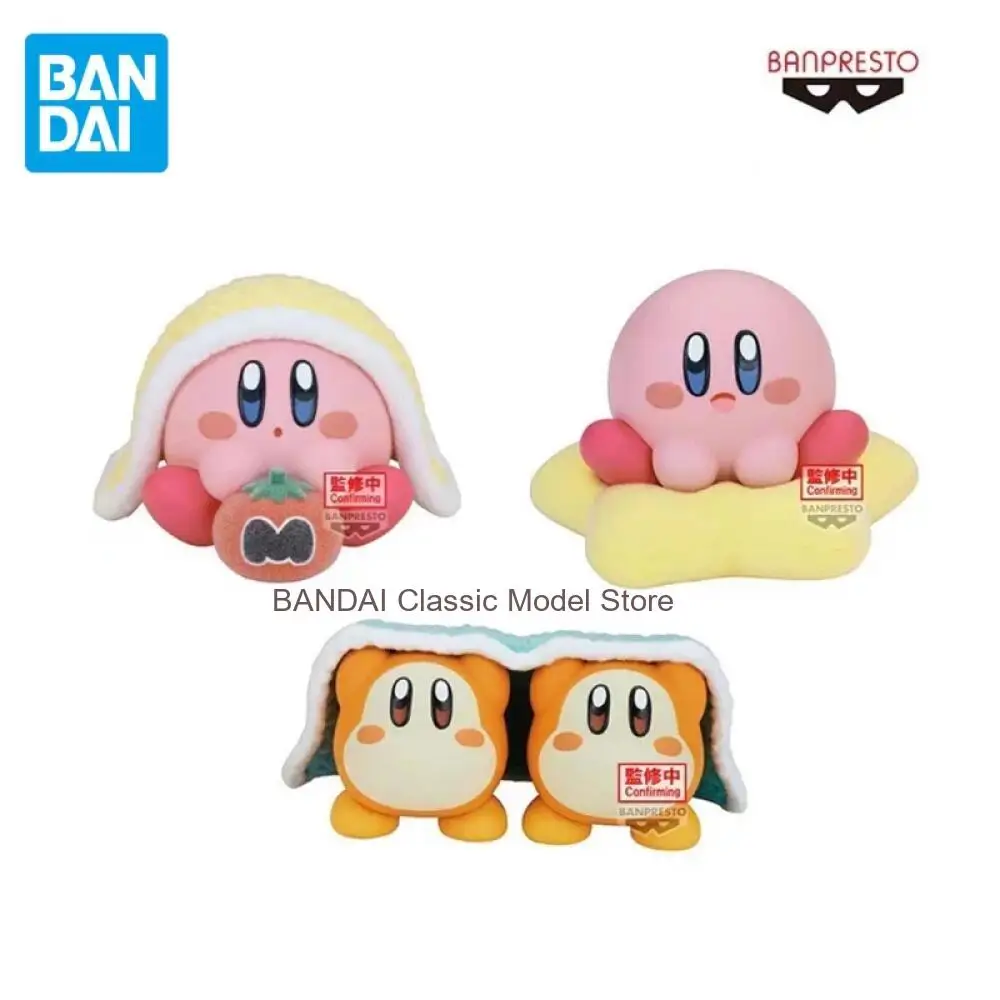 

Оригинальные фигурки BANDAI BANPRESTO Hoshi no Kirby Fluffy Puffy MINE BREAK TIME, Кирби и Вэлл-Ди, аниме-фигурки, игрушки для детей, подарок