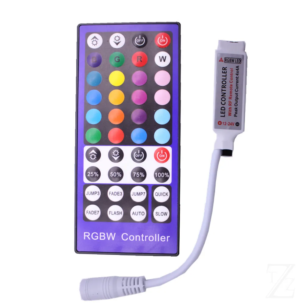 1pcs/lot  40key RGBW Controller DC12-24V LED Strip Light 40keys RGBW LED Controller with IR Remote control dropshipping