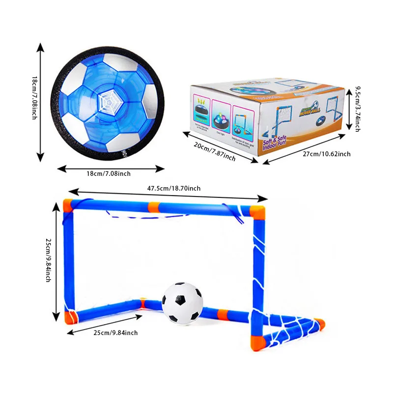 子供用電動サスペンダーおもちゃ,USB充電,デュアルゴール,照明,屋内レジャー,サッカーおもちゃ