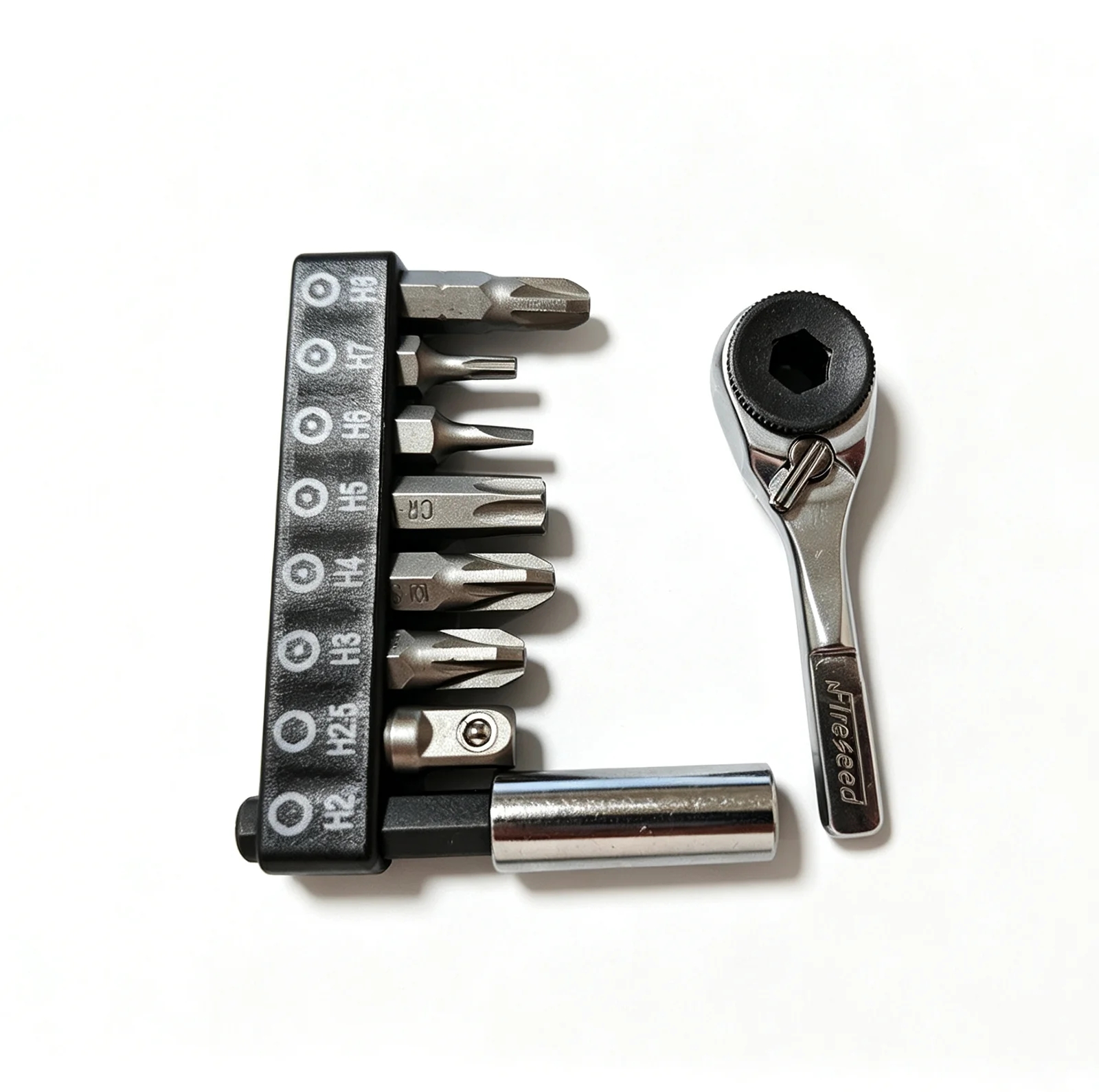 90° Ratchet Driver Compatible with Leatherman Pliers with 1 set bits view 2