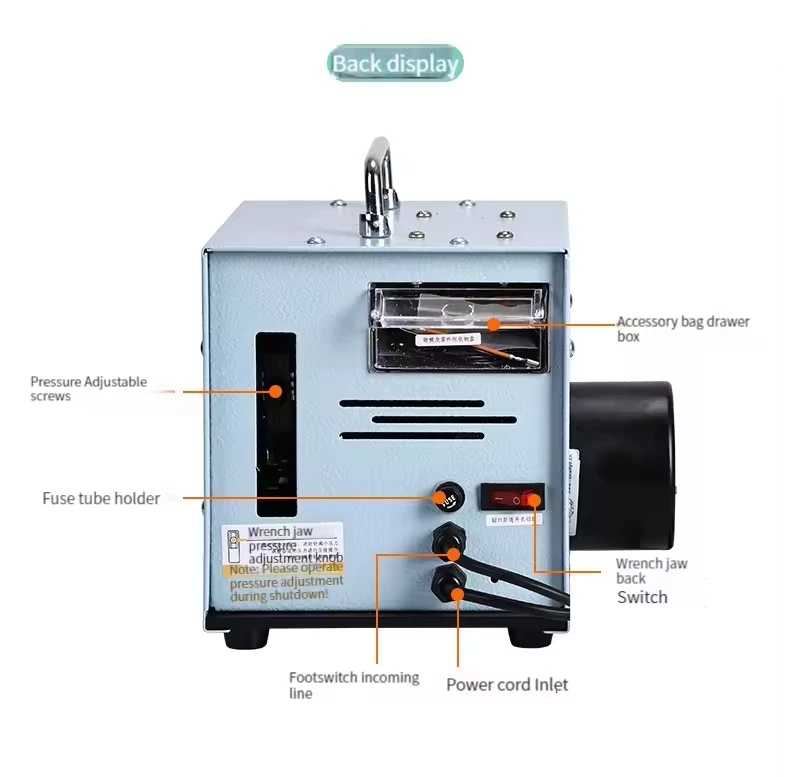 

YQ-02A Terminal Crimping Machine 60W/220V 50Hz Electric Cold Pressing Terminal Crimping Machine