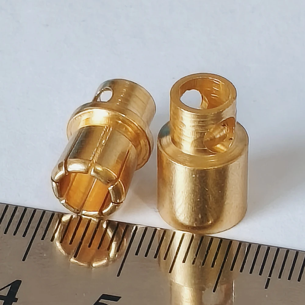 5 Stück 8-mm-Bananenstecker, männlich und weiblich, aus reinem Kupfer, zum Löten, Hochleistungs-Kugelklemmen für die Verbindung von RC-Akku- und Stromkabeln. – Detail 7