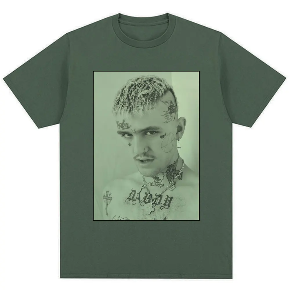 Rapper Lil Peep Graphic T Shirts Men Women Fashion Hip Hop Music T-shirt Oversized Cotton Casual Popular T Shirt Male Streetwear