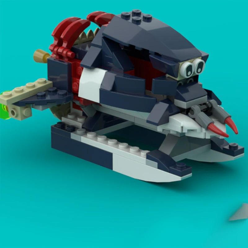 159pcs MOC Space Piratez Loot Hauler  Building Blocks Christmas Gift Spatial imagination development Creative Indoor Decoration