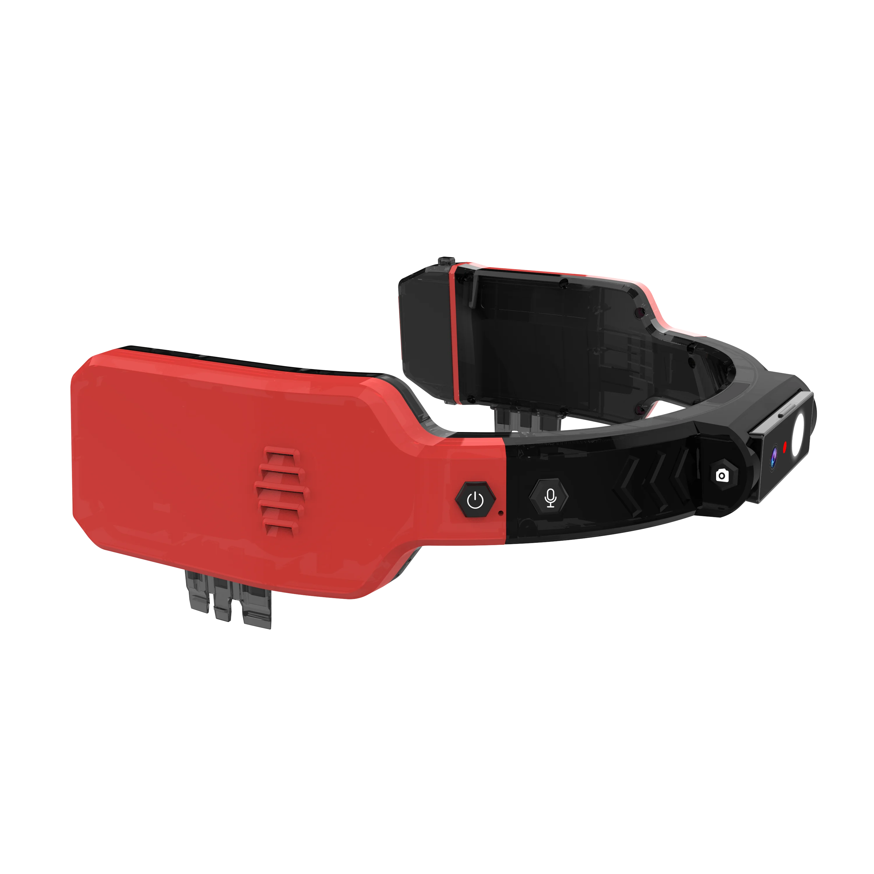 RD-D7 Power Line Maintenance Smart Headband 4G HD 1080P Video Real-time Android ABS Hard Hat For Utility Workers
