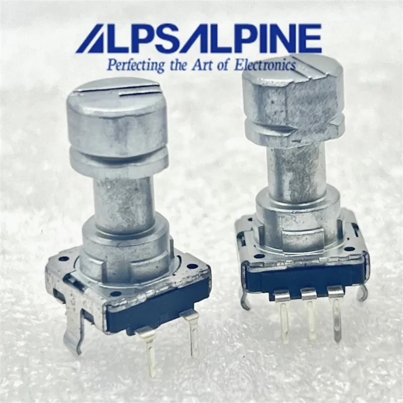 2 PCS ALPS EC11G encoder smooth 15 pulse with switch shaft length 16MM with cap