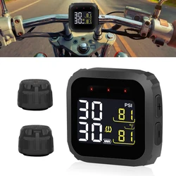 Waterproof External Sensors Wireless Digital M3 Moto Motorcycle Real Time TPMS LCD Display Tire Pressure Monitoring System