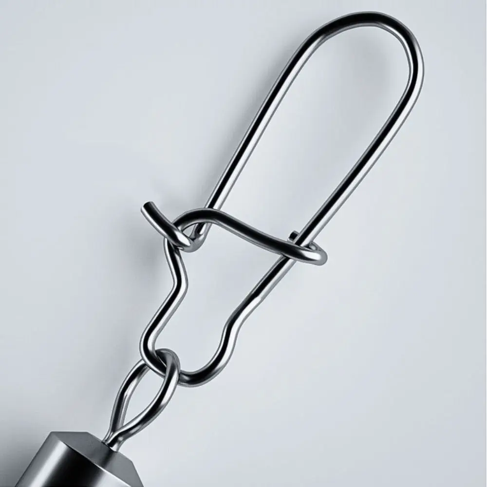 

50pcs/100pcs Bearing Rolling Swivel Snap Connector Tackle Buckle 360 Rotate Rolling Fishing Bearing Figure 8 Ring Reinforced