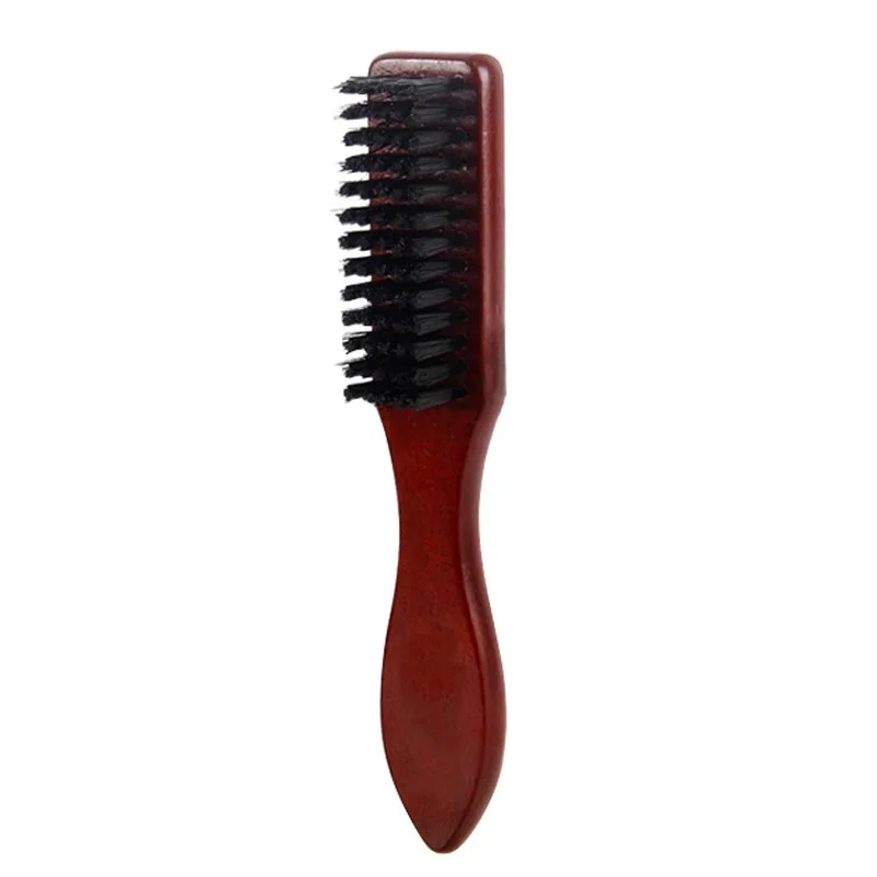

Men Cleaning Brush Hairdressing Beard Brush Wood Handle Anti Static Barber Hair Styling Comb Shaving Tool