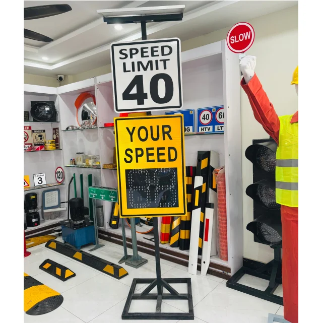 Driver Feedback Signboard Speed Display Radar Speed Detector Solar Powered Digital Radar System Speed Limit Sign