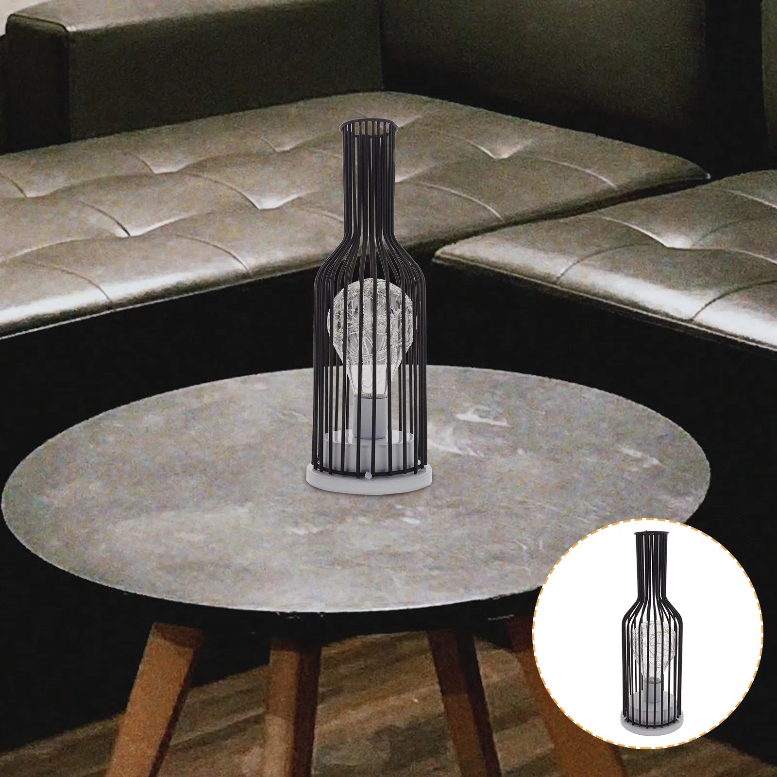 

Vintage Wine Bottle Night Light Decorative Battery Operated Small Lamp for Bedroom Living Room Home Bar Iron ABS Material Gentle