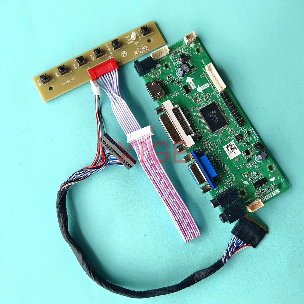 

Для B133XTN01.0 B133XTN01.5 матрица ноутбука DVI VGA LVDS 40-контактный HDMI-совместимый 13,3 "1366x768 контроллер плата драйвера DIY Kit