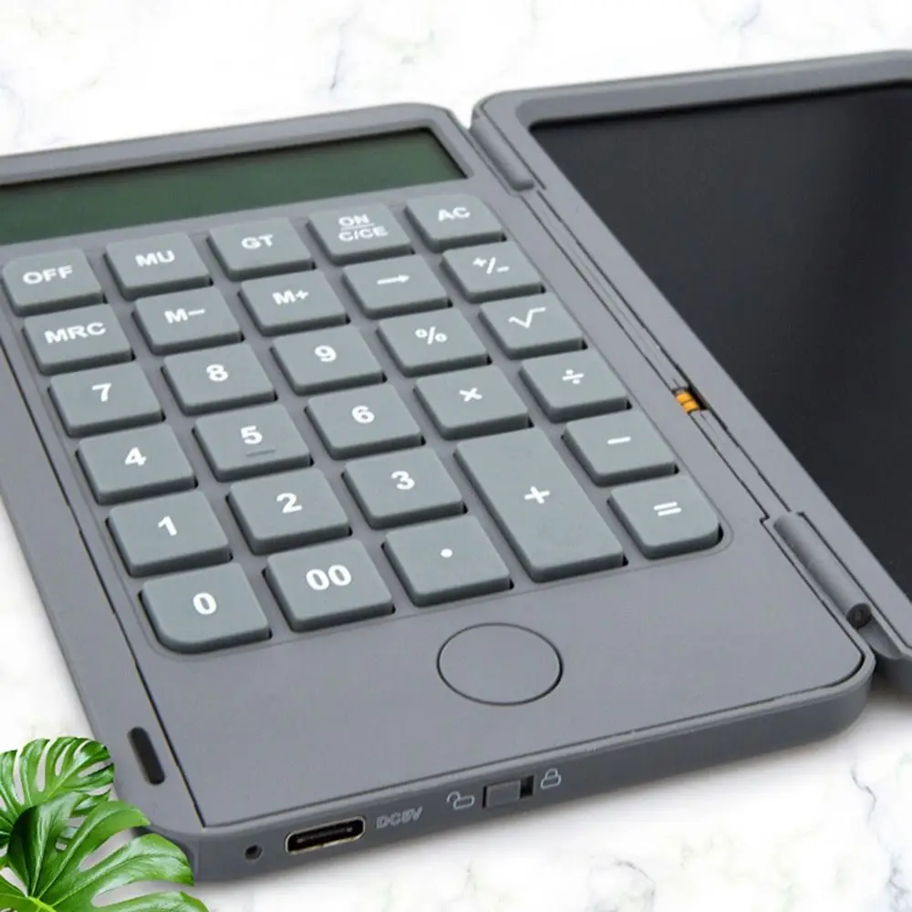 

Научный калькулятор 2 в 1 с большим экраном, стираемые функциональные калькуляторы с планшетом, портативные, практичные