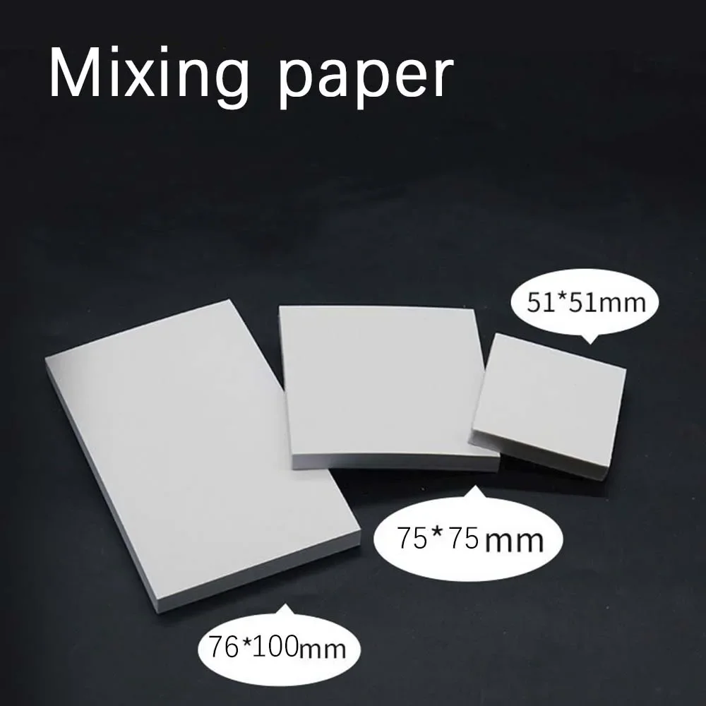 Dental Mixing Pad Thick White Cementing Paper for Lab Cement and Powder Mixing Disposable Consumable