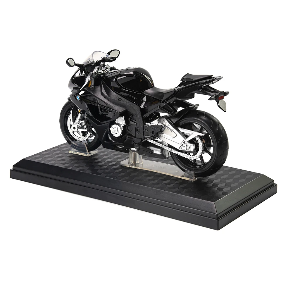 CCA 1:12 BMW S1000 RR Tricolor Alloy Motocross Licensed Motorcycle Model Toy Car Collection Gift Static die Casting Production