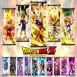 Dragon Ball Poster Vegeta Scrolls Picture Beerus Hanging Painting Garlic Jr. Wall Artwork Frieza Home Decor Son Goku Wallpaper