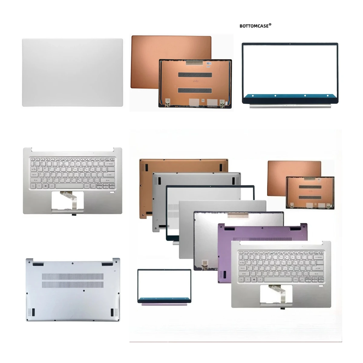 suitable for Swift3 SF314-59 SF314-42 N19C4 laptop LCD screen top cover, front panel, palm rest, bottom shell hinge ABCD shell
