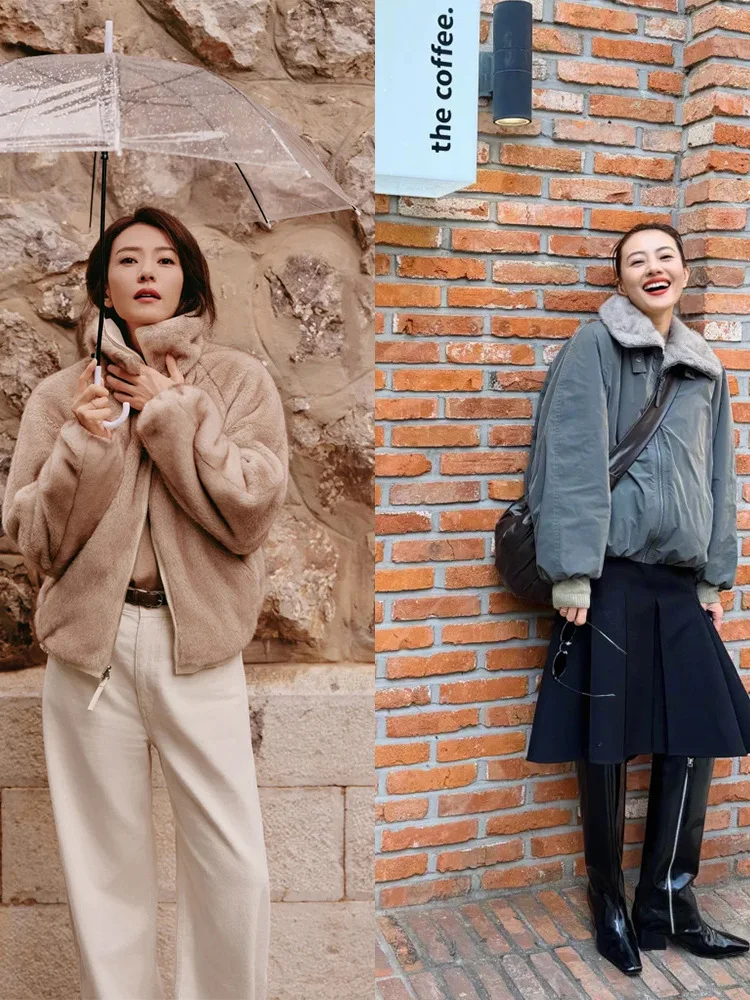 

Женская повседневная куртка-трансформер с высоким воротником из полиэстера, теплая, средней длины, для повседневного использования, зимний дизайн