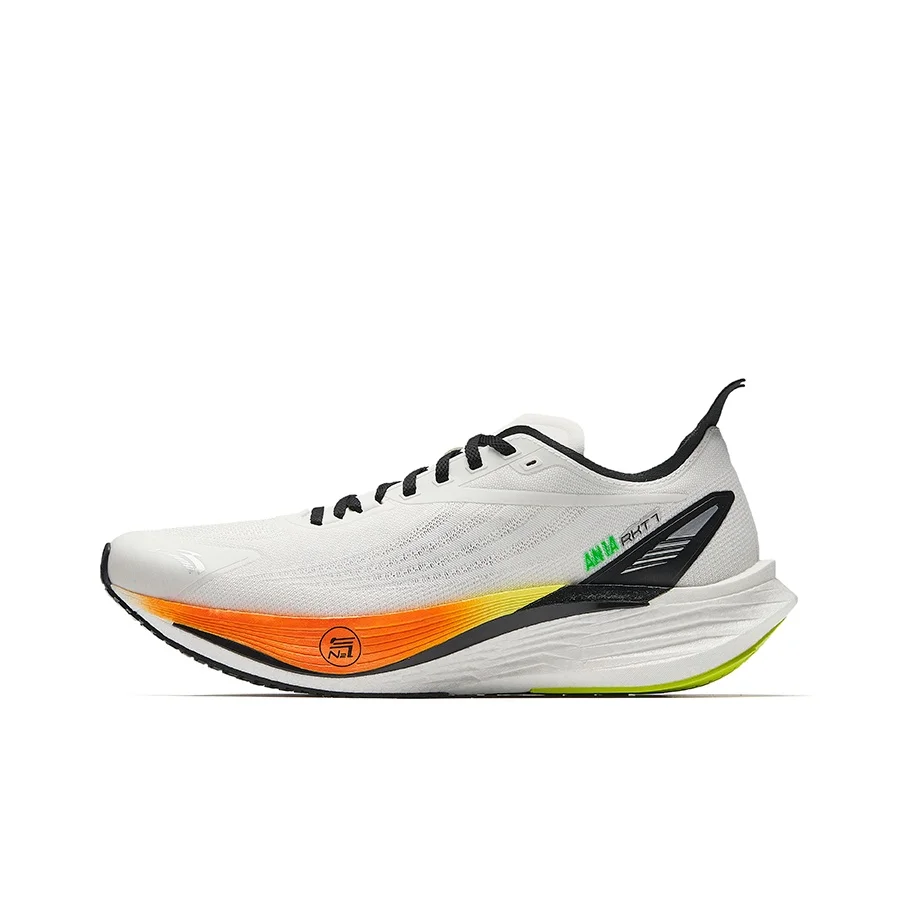Anta Rocket 7pro Low top Casual Running Shoes Men's White Black 112545580-2