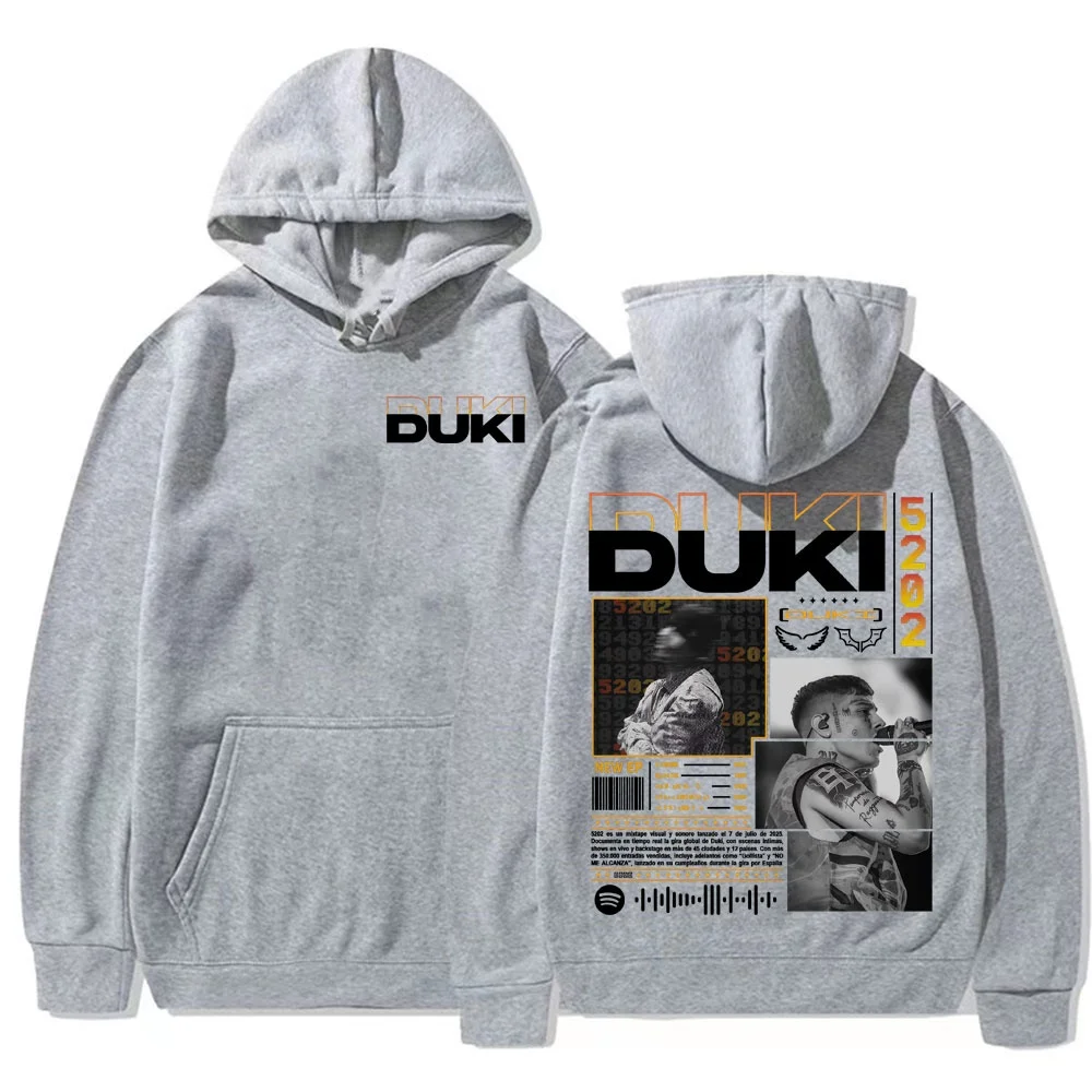 مغني الراب دوكي أميري ألبوم جولة حول العالم 2025 غطاء هوديي شارع العليا الهيب هوب البلوز الخريف/الشتاء للجنسين عادية الراحة هوديي #3