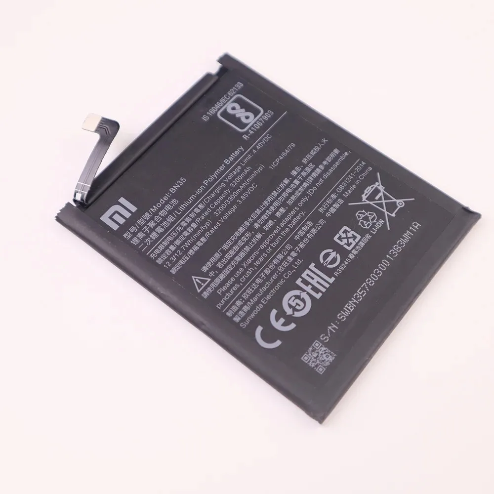 New Xiao Mi 100% Original Battery BN35 For Xiaomi Redmi 5 5.7