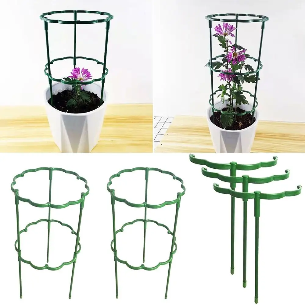 6/8/9/12PCS Durable Plastic Plant Support Greenhouse Arrangement Flower Plant Vine Plant Pile Fram 20/25CM Climbing Bracket